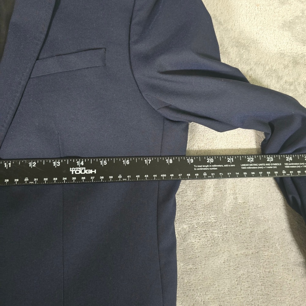 Zara Man Basic Blazer Slim Fit Two Button Navy Bl… - image 4